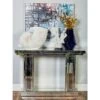 Olivia & May Glam Wood Console Table Silver - Olivia & May 2 Olivia & May Glam Wood Console Table Silver - Olivia & May -Console Tables Sales unnamed file 4242