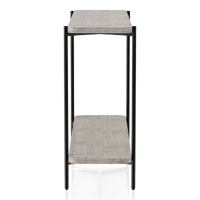 Dunkeld Lower Shelf Sofa Table Sand Black/Light Gray - miBasics 3 Dunkeld Lower Shelf Sofa Table Sand Black/Light Gray - miBasics