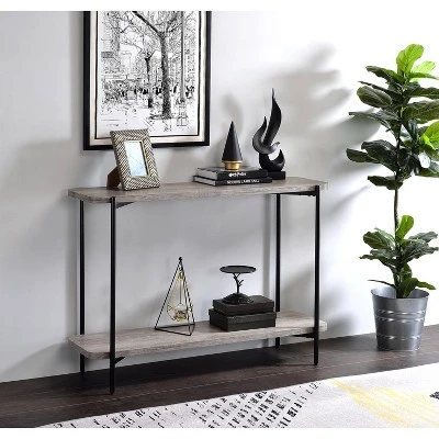 Dunkeld Lower Shelf Sofa Table Sand Black/Light Gray - miBasics 4 Dunkeld Lower Shelf Sofa Table Sand Black/Light Gray - miBasics - Image 2