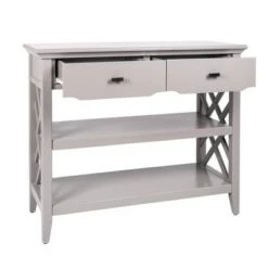 Lane 2 Drawer Console Table - East at Main White -Console Tables Sales unnamed file 4275