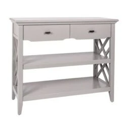 Lane 2 Drawer Console Table - East at Main White -Console Tables Sales unnamed file 4281