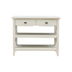 Lane 2 Drawer Console Table - East at Main White -Console Tables Sales unnamed file 4282
