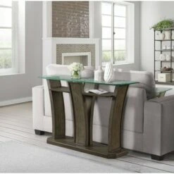 Simms Rectangular Sofa Table Gray - Picket House Furnishings