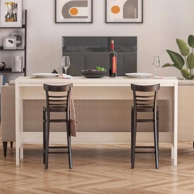 Room & Joy Latta Console Table Ivory Oak - Room & Joy 4 Room & Joy Latta Console Table Ivory Oak - Room & Joy - Image 2