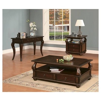 Amado Sofa Table Walnut - Acme Furniture 3 Amado Sofa Table Walnut - Acme Furniture