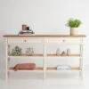 Bristol Console Table White/Natural - East at Main 2 Bristol Console Table White/Natural - East at Main -Console Tables Sales unnamed file 4413