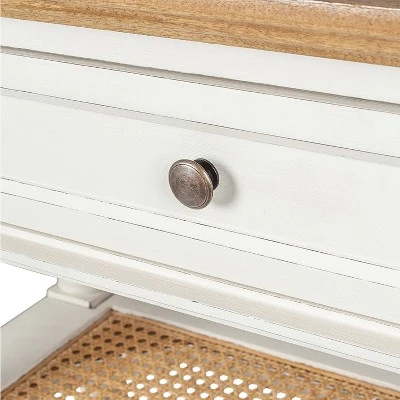 Bristol Console Table White/Natural - East at Main 10 Bristol Console Table White/Natural - East at Main - Image 8