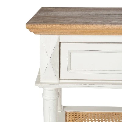 Bristol Console Table White/Natural - East at Main 11 Bristol Console Table White/Natural - East at Main - Image 9