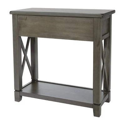 Hillsboro Foyer Table Gray Wash - OSP Home Furnishings 5 Hillsboro Foyer Table Gray Wash - OSP Home Furnishings - Image 3