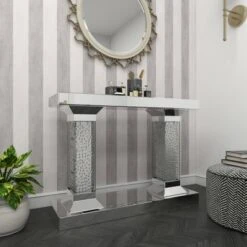 Olivia & May Glam Wood Console Table Clear - Olivia & May 18 Olivia & May Glam Wood Console Table Clear - Olivia & May -Console Tables Sales unnamed file 4449