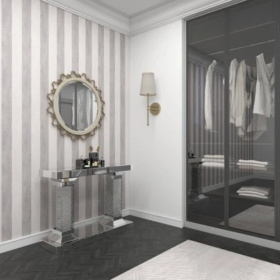 Olivia & May Glam Wood Console Table Clear - Olivia & May 12 Olivia & May Glam Wood Console Table Clear - Olivia & May - Image 10