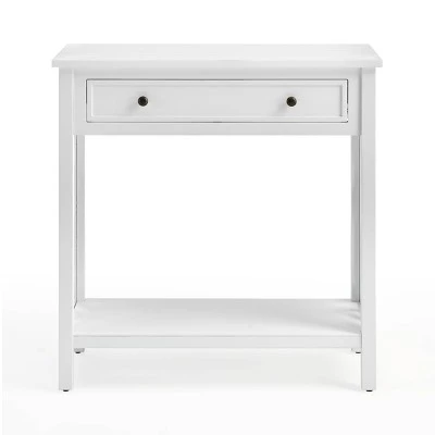 Arcadia Acacia Wood Round Wedge Tables White - Alaterre Furniture 7 Arcadia Acacia Wood Round Wedge Tables White - Alaterre Furniture - Image 5