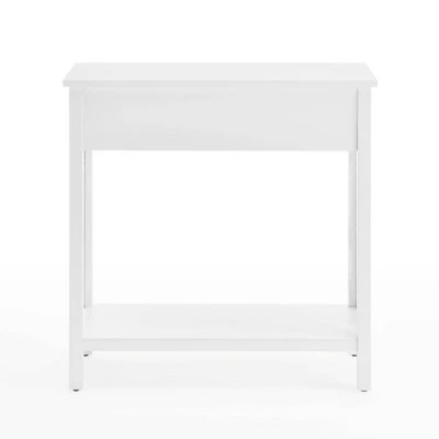 Arcadia Acacia Wood Round Wedge Tables White - Alaterre Furniture 9 Arcadia Acacia Wood Round Wedge Tables White - Alaterre Furniture - Image 7