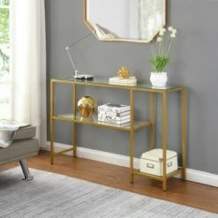 Carolina Chair & Table Rayna Console Table with Shelves Gold - Carolina Chair & Table 9 Carolina Chair & Table Rayna Console Table with Shelves Gold - Carolina Chair & Table -Console Tables Sales unnamed file 4512