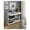 Oxford 1 Drawer Console Table White - Breighton Home