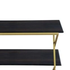 Westlake 3 Tier Console Table Dark Brown/Gold - Armen Living 9 Westlake 3 Tier Console Table Dark Brown/Gold - Armen Living -Console Tables Sales unnamed file 4523