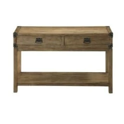 Cumberland 2 Drawer Console Table Brown - Treasure Trove Accents