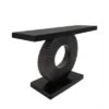 51" Console Table on a Ring Stand Black - Sagebrook Home