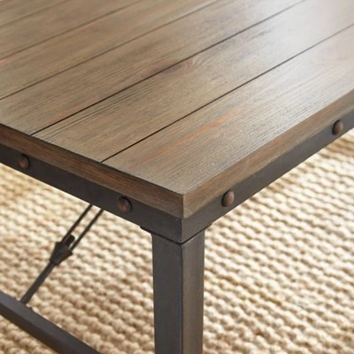 Steve Silver Co. Jersey Sofa Table Antique Oak - Steve Silver 5 Steve Silver Co. Jersey Sofa Table Antique Oak - Steve Silver - Image 3