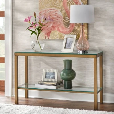 Manhattan Console Table Gold - Buylateral 3 Manhattan Console Table Gold - Buylateral