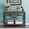 Kinwell Bristol Rustic Console Table with Storage Shelf -Console Tables Sales unnamed file 4616