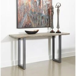 Yukon Live Edge Console Table Gray - Treasure Trove Accents -Console Tables Sales unnamed file 4629