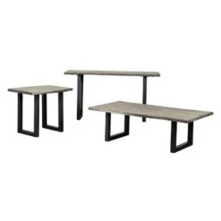 Yukon Live Edge Console Table Gray - Treasure Trove Accents -Console Tables Sales unnamed file 4631