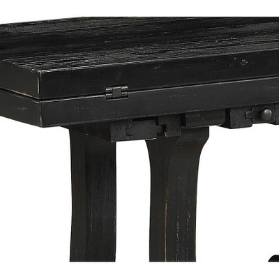 Bolden Park Fold Out Console Table - Treasure Trove Accents Brown 8 Bolden Park Fold Out Console Table - Treasure Trove Accents Brown - Image 6