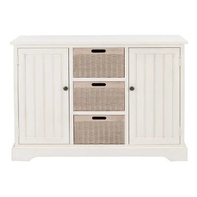 Landers 2 Drawers and 3 Baskets Console Table - Safavieh Sand 17 Landers 2 Drawers and 3 Baskets Console Table - Safavieh Sand - Image 15