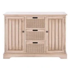 Landers 2 Drawers and 3 Baskets Console Table - Safavieh Sand 33 Landers 2 Drawers and 3 Baskets Console Table - Safavieh Sand -Console Tables Sales unnamed file 470