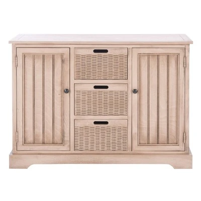 Landers 2 Drawers and 3 Baskets Console Table - Safavieh Sand 18 Landers 2 Drawers and 3 Baskets Console Table - Safavieh Sand - Image 16