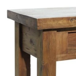 Olivia & May Rustic Wood Console Table Brown - Olivia & May -Console Tables Sales unnamed file 4703