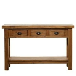 Olivia & May Rustic Wood Console Table Brown - Olivia & May -Console Tables Sales unnamed file 4706