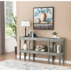 Victoria Console Table Gray - Treasure Trove Accents -Console Tables Sales unnamed file 4760