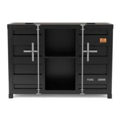 Murka 2 Open Shelf Console Table - miBasics Gunmetal Powder Coating 12 Murka 2 Open Shelf Console Table - miBasics Gunmetal Powder Coating -Console Tables Sales unnamed file 4767