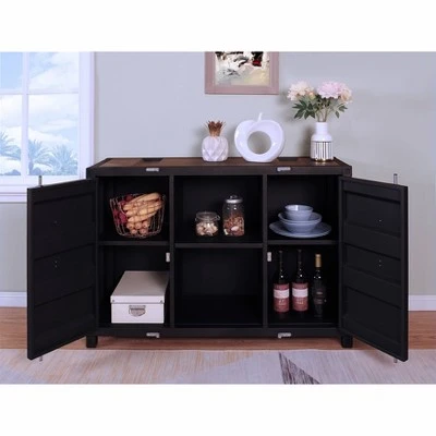 Murka 2 Open Shelf Console Table - miBasics Gunmetal Powder Coating 6 Murka 2 Open Shelf Console Table - miBasics Gunmetal Powder Coating - Image 4