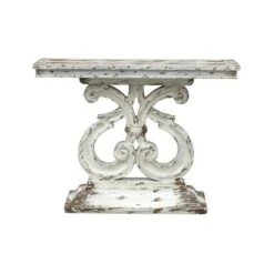 Caroline Console Table Ivory - Treasure Trove Accents