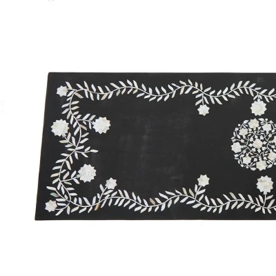 Olivia & May Eclectic Wood Console Table Gold - Olivia & May 9 Olivia & May Eclectic Wood Console Table Gold - Olivia & May - Image 7