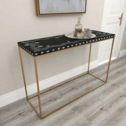 Olivia & May Eclectic Wood Console Table Gold - Olivia & May 32 Olivia & May Eclectic Wood Console Table Gold - Olivia & May -Console Tables Sales unnamed file 4803