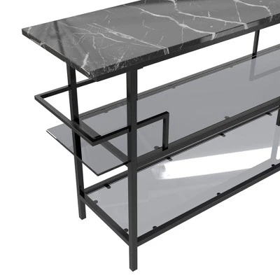 Barlow Console Unit - Cosmoliving by Cosmopolitan Brass 6 Barlow Console Unit - Cosmoliving by Cosmopolitan Brass - Image 4