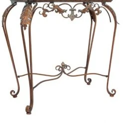 Olivia & May Set of 2 Traditional Iron Console Tables with Mirror Bronze - Olivia & May -Console Tables Sales unnamed file 4867