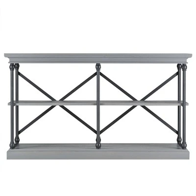 Belvidere Console Table - Inspire Q Vintage Oak 4 Belvidere Console Table - Inspire Q Vintage Oak - Image 2