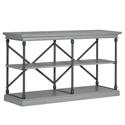 Belvidere Console Table - Inspire Q Vintage Oak 7 Belvidere Console Table - Inspire Q Vintage Oak - Image 5