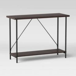Wood and Metal Console Table - Room Essentials™ Black 12 Wood and Metal Console Table - Room Essentials™ Black -Console Tables Sales unnamed file 49