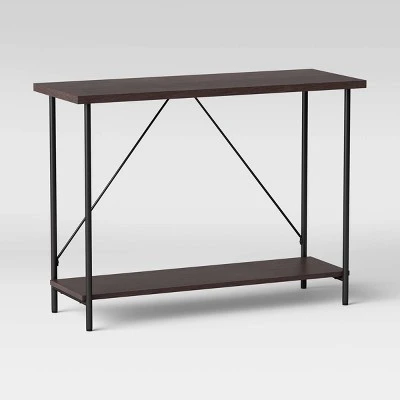 Wood and Metal Console Table - Room Essentials™ Black 7 Wood and Metal Console Table - Room Essentials™ Black - Image 5