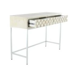 Olivia & May Set of 3 Contemporary Wood Console Tables Beige - Olivia & May -Console Tables Sales unnamed file 4916