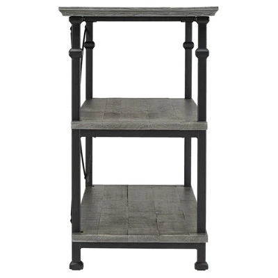Ronay Rustic Industrial Console Table - Inspire Q® Brown 5 Ronay Rustic Industrial Console Table - Inspire Q® Brown - Image 3