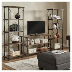 Ronay Rustic Industrial Console Table - Inspire Q® Brown 14 Ronay Rustic Industrial Console Table - Inspire Q® Brown -Console Tables Sales unnamed file 4946