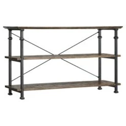Ronay Rustic Industrial Console Table - Inspire Q® Brown 16 Ronay Rustic Industrial Console Table - Inspire Q® Brown -Console Tables Sales unnamed file 4948