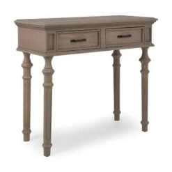 Cassatt 2 Drawer Console Table Gray - Finch